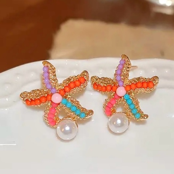 ✨Zara Asteria Starfish Earrings - Picture 3 of 7